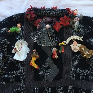 Oversized “Ugly” Christmas Sweater, M but Large